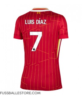 Günstige Liverpool Luis Diaz #7 Heimtrikot Damen 2024-25 Kurzarm